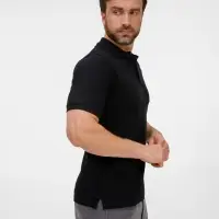 Рубашка поло унисекс Upswing, черная, размер S