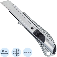 Нож универсальный Attache Selection 18 мм метал. с цинковым покрытием
