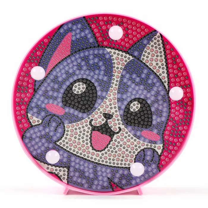 Ночник своими руками. Алмазная мозаика для детей на ночнике &laquo;Котик&raquo;, 15&times;15 см, набор для творчества