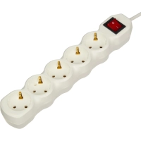 Сетевой фильтр BigTech ST510-3-W(5р/3м/10А/2,2кВт/3х0,75 мм2/белый)