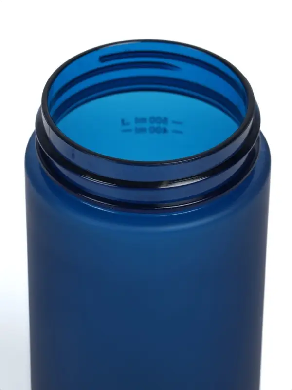 Бутылка для воды onlytop, 550 мл, тритан, с трубочкой, с поильником, синяя