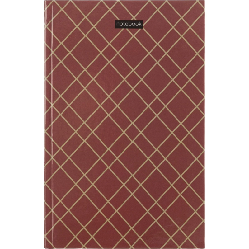 Ежедневник недатированный 7БЦ,пленка глянц,А5,128л Attache, бордовый