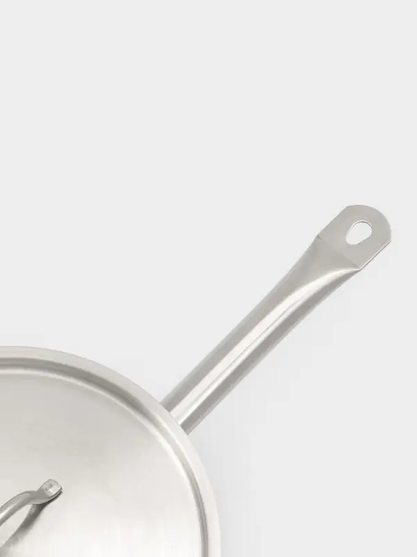 Ковш Hanna Kn&ouml;vell, 6.3 л, d=24, h=14 см, с крышкой, толщина стенки 0.8 мм, индукция, нержавеющая сталь