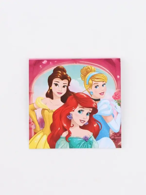 Блокнот 10х10см, 16 л МИКС "Принцессы"