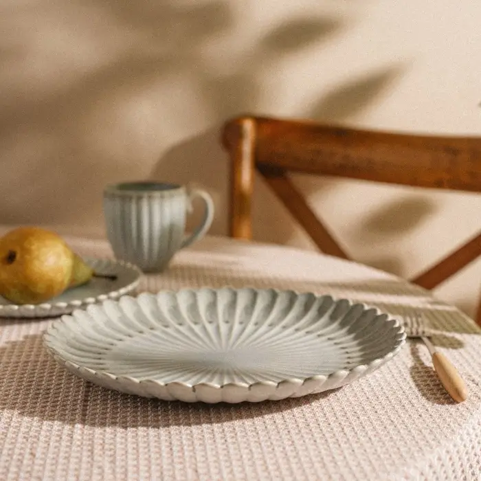 Блюдо SL Home &laquo;Эхо Крита&raquo;, d=25.5 см, фарфор, голубое