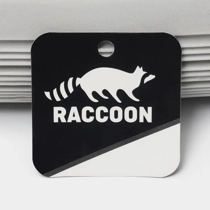 Швабра для мытья пола PVA Raccoon, со складным отжимом, насадка 28&times;6 см, стальная ручка с 3 секциями 130 см