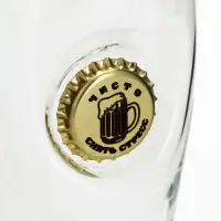 Бокал для пива с вставкой из крышки &laquo;Непробиваемый&raquo;, 350 мл, МИКС