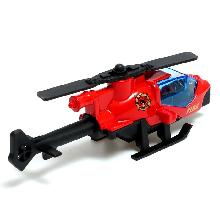 Вертолёт металлический «Супер», инерционный, МИКС Вертолёт металлический «Супер», инерционный, МИКС