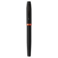 Ручка перьевая Parker Im Professionals Flame Orange, 0.8мм, черно-оранж, подар/уп 2172943