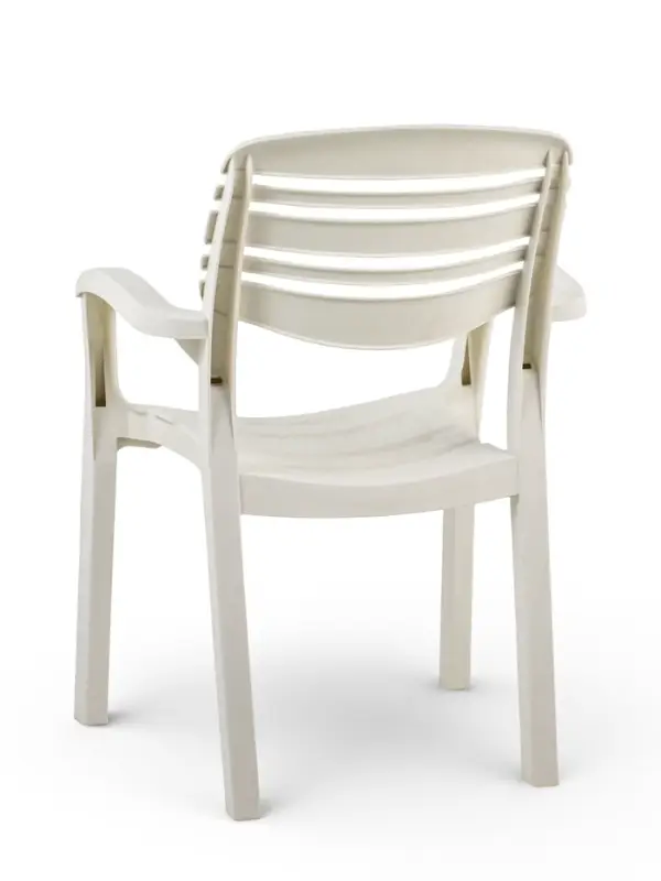 Кресло садовое &laquo;Атлант&raquo;, 58.5&times;56&times;83 см, пластиковое, белое