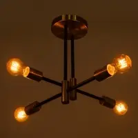 Люстра &laquo;Лора&raquo; 4&times;40 Вт Е27 латунь 58&times;58&times;37 см