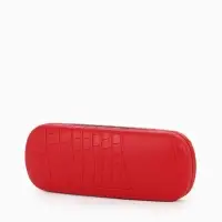 Футляр для очков на хлопушке, размер 16&times;5.8&times;3 см, красный