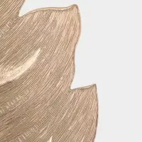 Набор салфеток для стола Доляна &laquo;Осенний лист&raquo;, 49&times;29 см, 4 шт., ПВХ, золотистый