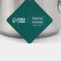 Ковш Hanna Kn&ouml;vell, 2 л, d=16, h=10 см, с крышкой, толщина стенки 0.8 мм, индукция, нержавеющая сталь