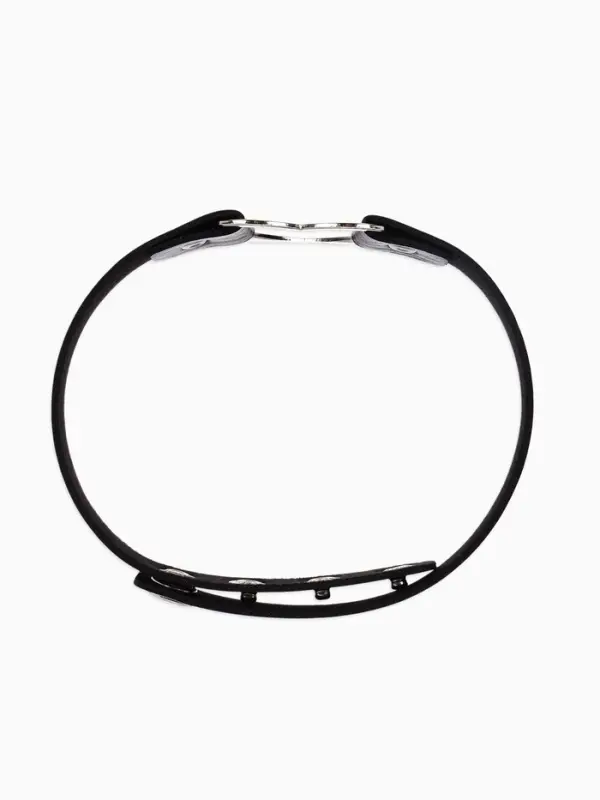 Чокер &laquo;Искушение&raquo;, сердце, чёрный в серебре, 40 см