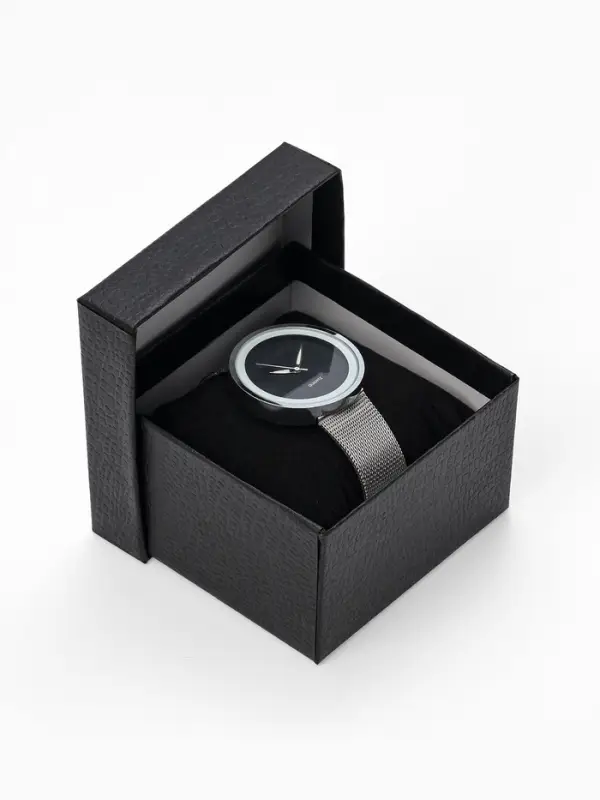 Набор коробочек подарочных 6 шт. под часы &laquo;Рептилия&raquo; крокодил, 9&times;9, цвет чёрный (9670096)