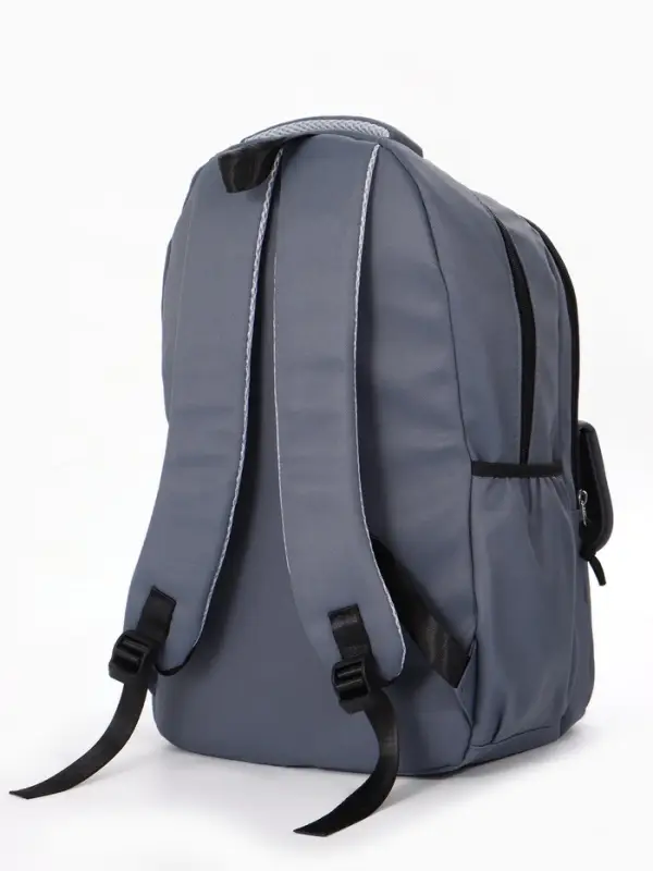 Рюкзак школьный &laquo;Смайл&raquo;, 2 отделения, 3 кармана, 31&times;15&times;46 см, синий