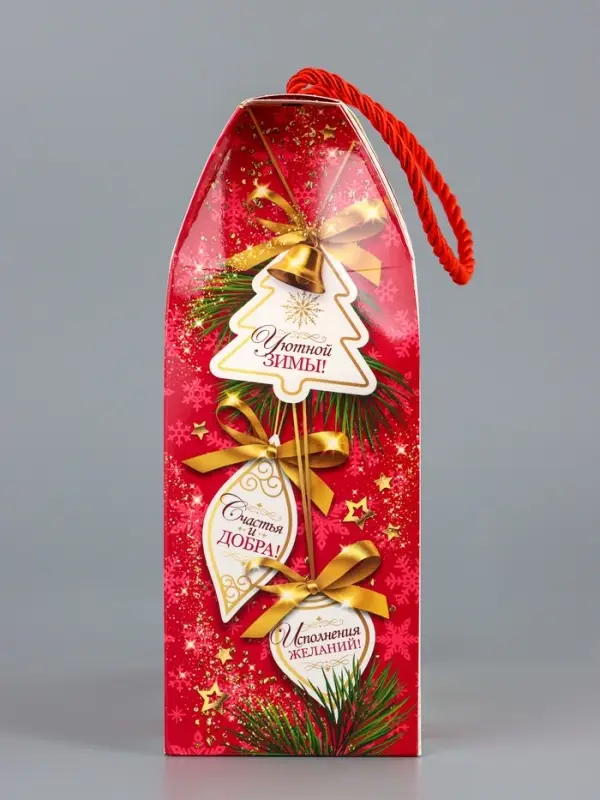 Коробка подарочная складная Коробка подарочная складная "Добрые традиции" 16 х 8 х 20 см