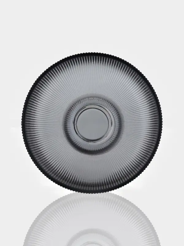 Ваза для фруктов &laquo;Камелия&raquo;, 26&times;11 см, 2 л, стекло, серая