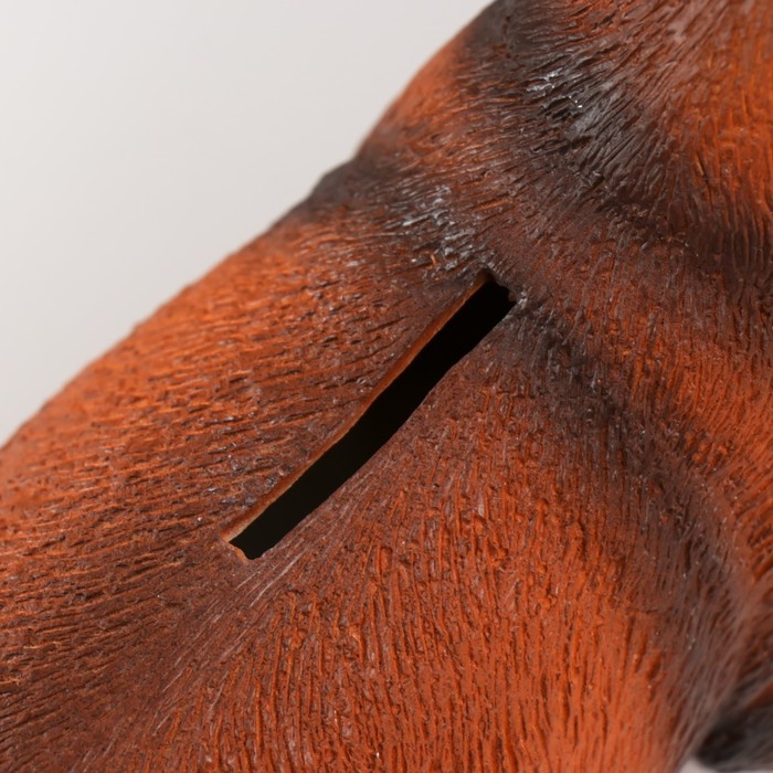 Копилка "Такса" Высота 17,5 см, ширина 10 см, длина 23 см