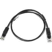 Патч-корд BigTech OPCC007 UTP CCA кат.5e/0.5м/литой/многожильн (черный)