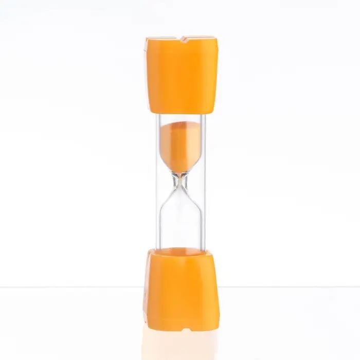 Часы песочные &laquo;Смайл&raquo; на 3 минуты, 9&times;2.3 см, оранжевые