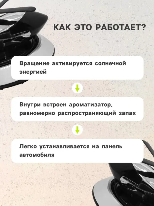 Ароматизатор на панель &laquo;Вертолет&raquo; черный