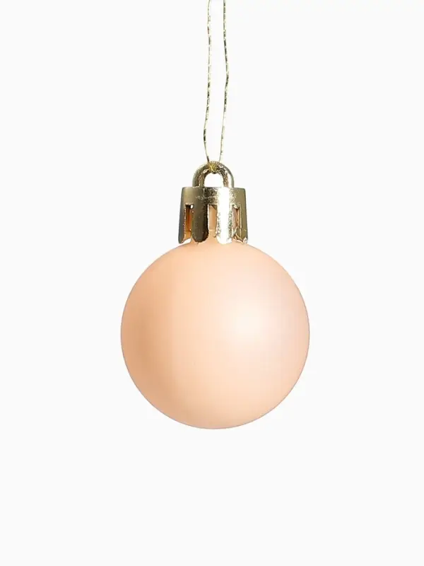 Ёлочные игрушки &laquo;Шедар&raquo;, шары новогодние, d=3 см, набор 12 шт. шёлк, розово-красный