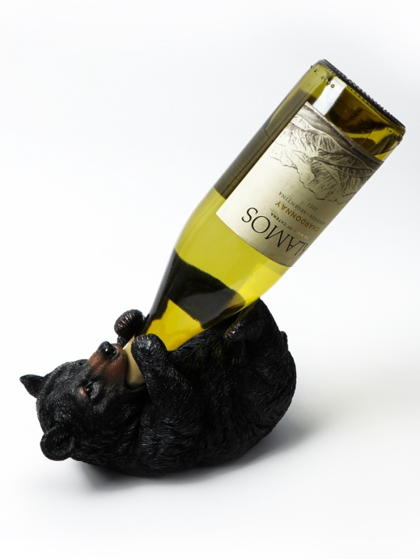 Подставка для бутылки  Подставка для бутылки "Мишка" 21х11х15см