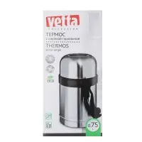 VETTA Термос металлический "Суповой" с широким горлом 0,75л серебристый