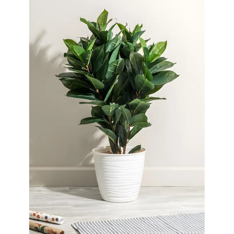 Горшок д/цветов Saffron D267мм, 9,1л с поддоном (белый), 221610429