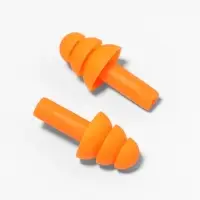 Беруши, 2.5×1.2 см, в коробке, пара, силиконовые, оранжевые