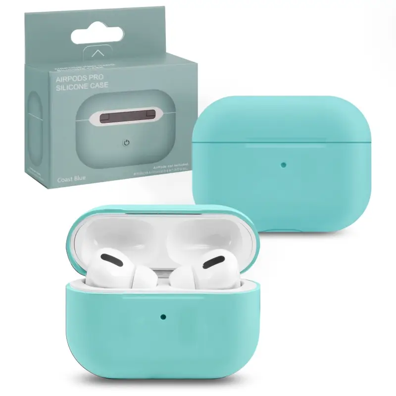 Чехол для AirPods Pro Silicone Coast Blue