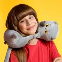Мягкая игрушка &laquo;Дорожная подушка Кот Басик&raquo;, 60 см