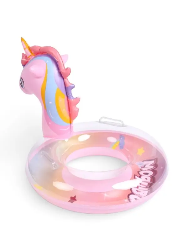 Круг для плавания &laquo;Единорог&raquo;, надувной, d=65 см, от 3 лет, с ручками, розовый