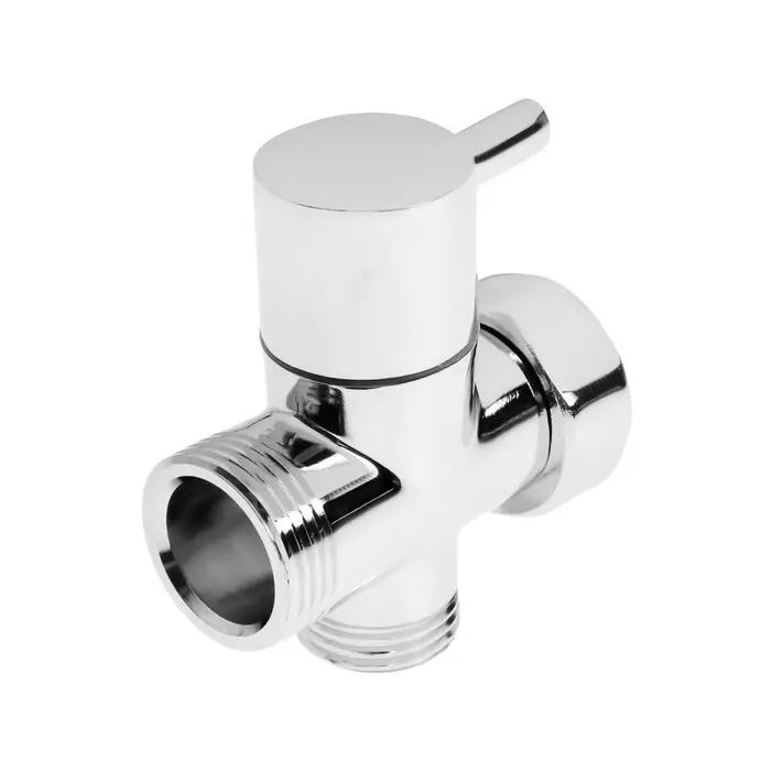 Дивертор ZEIN Z745, для смесителя, корпус латунь, цвет хром