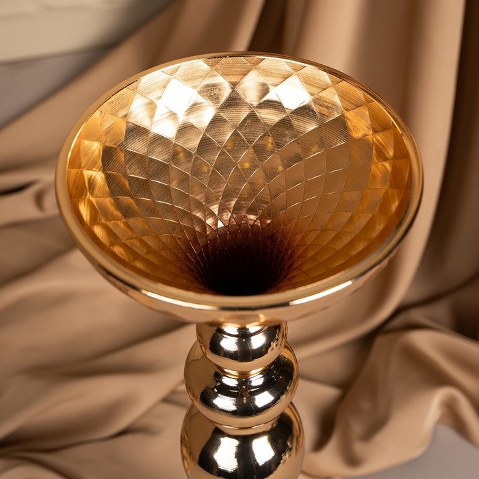 Подсвечник металл на 1 свечу «Ричард» цвет золото 12.5 х 12.5 х 37.5 см Подсвечник металл на 1 свечу «Ричард» цвет золото 12.5 х 12.5 х 37.5 см