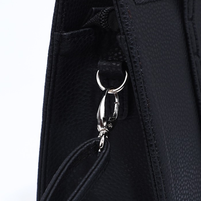 Сумка тоут L-Craft на молнии, цвет чёрный Сумка тоут L-Craft на молнии, цвет чёрный