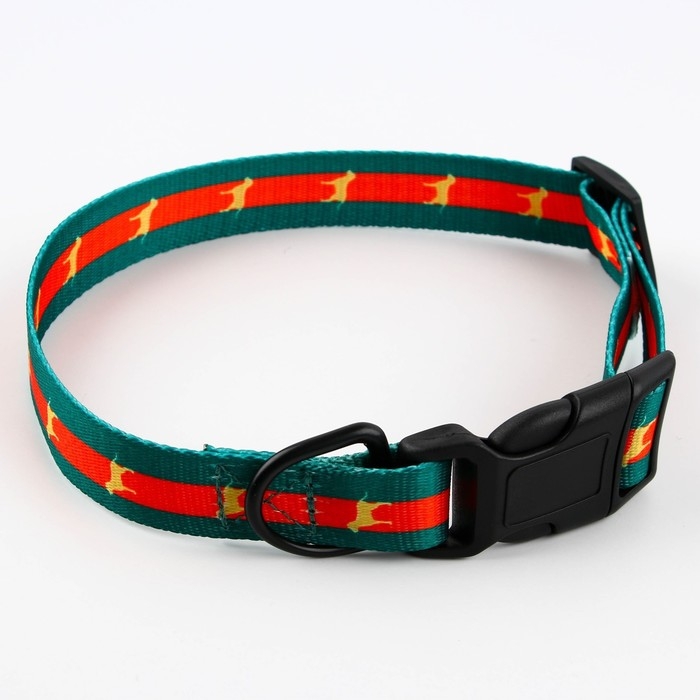 Ошейник «На стиле», застёжка - фастекс, 2.5 см, 40-55 см Ошейник «На стиле», застёжка - фастекс, 2.5 см, 40-55 см