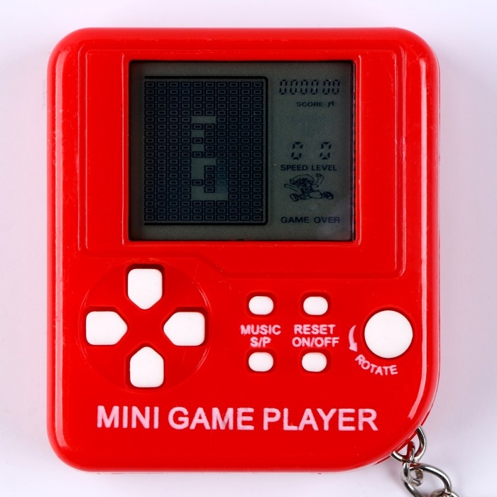 Электронная игра на брелоке, цвета МИКС Электронная игра на брелоке, цвета МИКС