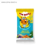 Батончик «Виталад Три кота» мюсли абрикос и злаки в молочной глазури, 40 г