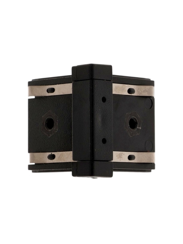 Коннектор угловой для шинопровода вертикикальный, серия "Flat", черный