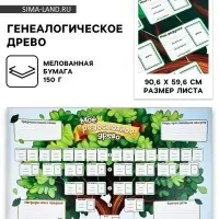 Генеалогическое древо &laquo;Моё родословное древо&raquo;, 90.6&times;59.6 см