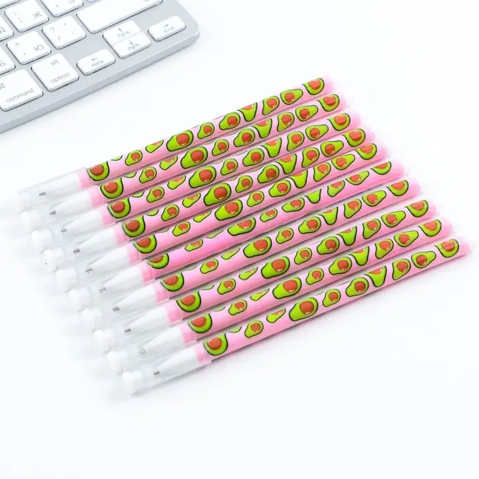 Ручка шариковая синяя паста 0.5 мм с колпачком «Авокадо» пластик Ручка шариковая синяя паста 0.5 мм с колпачком «Авокадо» пластик