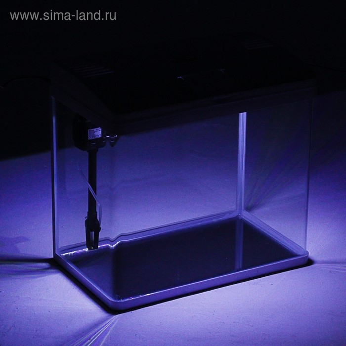 Аквариум SeaStar LS-500F в комплекте: LED-лампа двухцветная, фильтр, 56 л, белый Аквариум SeaStar LS-500F в комплекте: LED-лампа двухцветная, фильтр, 56 л, белый