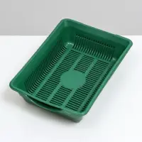 Туалет глубокий с сеткой 36&times;25&times;9 см, зеленый