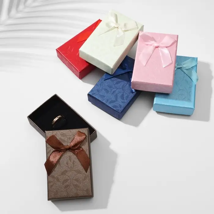 Коробочка подарочная под набор «Восток», 5×8, МИКС, вставка чёрная Коробочка подарочная под набор «Восток», 5×8, МИКС, вставка чёрная