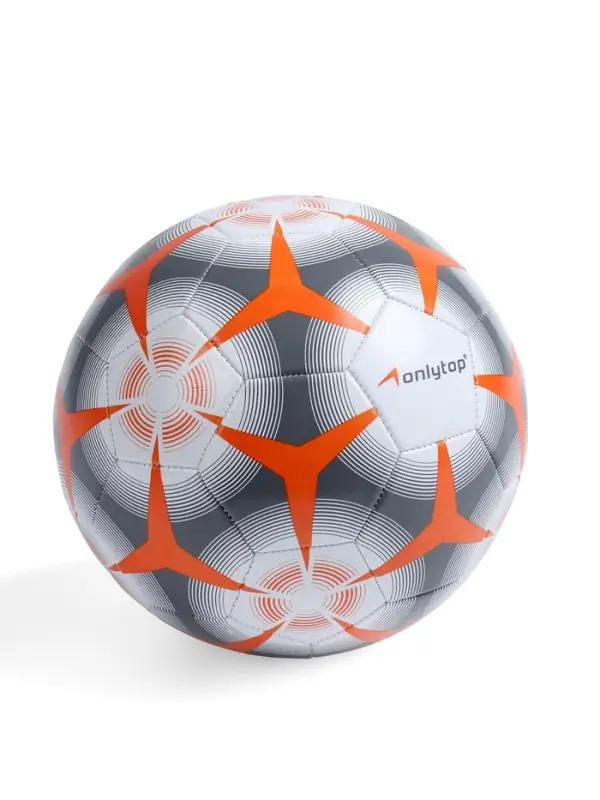 Футбольный мяч ONLYTOP, машинная сшивка, 32 панели, р. 5, PVC
