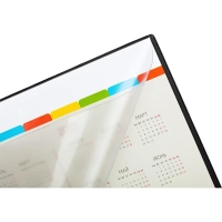 Коврик на стол Attache 59x38см с прозрачным листом календарь на текущий год