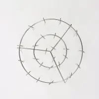 Решетка для аэрогриля, 14&times;10.5 см, набор шампуров 24 шт., 9 см, нержавеющая сталь